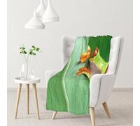 InOmak Frog,Soft Blanket Warm Anti-Pilling Flannel Plush Throw Blanket 76 X 102 cm