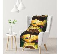 InOmak Funny Leopard,Soft Blanket Warm Anti-Pilling Flannel Plush Throw Blanket 76 X 102 cm