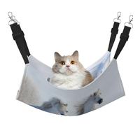 InOmak Galloping Rare Spotted Horses,Cat Hanging Hammock Soft Double Sided Hanging Bed for Small Dogs Pet,L