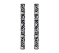 InOmak Gear Metal Rendering Technology Digital Art, 2Pcs Refrigerator Door Handle Covers for Microwave Dishwasher Oven