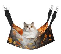 InOmak German Shepherd And Falling Leaves,Cat Hanging Hammock Soft Double Sided Hanging Bed for Small Dogs Pet,M
