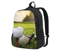 InOmak Golfer, Backpack With Pockets Casual Daypack Water Resistant School Bag for Travelling, Hiking, or Camping