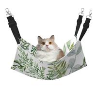 InOmak Green Plant Green Fern,Cat Hanging Hammock Soft Double Sided Hanging Bed for Small Dogs Pet,M