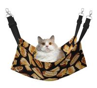 InOmak Grilled Cheese Sandwiches,Cat Hanging Hammock Soft Double Sided Hanging Bed for Small Dogs Pet,L