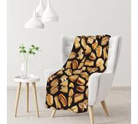InOmak Grilled Cheese Sandwiches,Soft Blanket Warm Anti-Pilling Flannel Plush Throw Blanket 76 X 102 cm