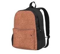 InOmak Hammered Copper Look, Backpack With Pockets Casual Daypack Water Resistant School Bag for Travelling, Hiking, or Camping