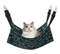 InOmak Handwritten Math Formulas Pattern,Cat Hanging Hammock Soft Double Sided Hanging Bed for Small Dogs Pet,L