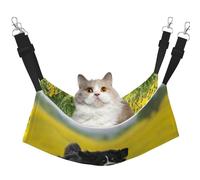 InOmak Happy Bernese Mountain Dog,Cat Hanging Hammock Soft Double Sided Hanging Bed for Small Dogs Pet,L