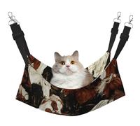 InOmak Horses,Cat Hanging Hammock Soft Double Sided Hanging Bed for Small Dogs Pet,L