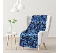 InOmak Killer Whales Orcas Sea,Soft Blanket Warm Anti-Pilling Flannel Plush Throw Blanket 76 X 102 cm