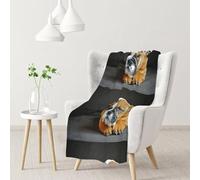 InOmak Kneeling English Bulldog,Soft Blanket Warm Anti-Pilling Flannel Plush Throw Blanket 76 X 102 cm