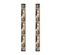 InOmak Labrador Retrievers Dogs Black Golden White Brown, 2Pcs Refrigerator Door Handle Covers for Microwave Dishwasher Oven