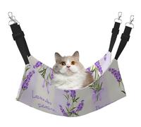 InOmak Lavender Season Aroma Charming,Cat Hanging Hammock Soft Double Sided Hanging Bed for Small Dogs Pet,M