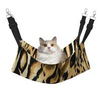 InOmak Leopard Lion Tiger Skin Fur Brindle,Cat Hanging Hammock Soft Double Sided Hanging Bed for Small Dogs Pet,L
