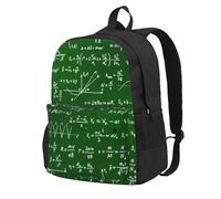 InOmak Math Equations Formulas, Backpack With Pockets Casual Daypack Water Resistant School Bag for Travelling, Hiking, or Camping