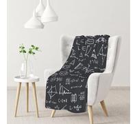 InOmak Math Teacher Gifts,Soft Blanket Warm Anti-Pilling Flannel Plush Throw Blanket 76 X 102 cm