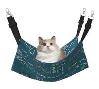 InOmak Mathematical Formula Printed,Cat Hanging Hammock Soft Double Sided Hanging Bed for Small Dogs Pet,L
