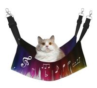 InOmak Music Note Printed,Cat Hanging Hammock Soft Double Sided Hanging Bed for Small Dogs Pet,L