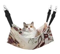 InOmak Music Notes,Cat Hanging Hammock Soft Double Sided Hanging Bed for Small Dogs Pet,L