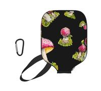 InOmak Pattern Of Red Fly Agaric, Sport Pickleball Paddle Cover, Pickleball Paddle Case Fits Most Standard Paddle Shapes and Sizes