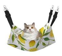 InOmak Patterned Exotic Lemon Tree Branches Yummy Delicious,Cat Hanging Hammock Soft Double Sided Hanging Bed for Small Dogs Pet,L