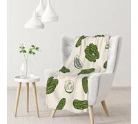 InOmak Pickles Or Pickled Cucumbers,Soft Blanket Warm Anti-Pilling Flannel Plush Throw Blanket 76 X 102 cm