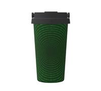 InOmak Programmer Binary Circular Code,500ml Coffee Mug Insulated Stainless Steel Water Bottle Portable Coffee Cup