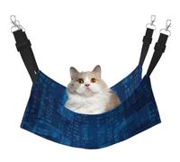 InOmak Programmer Binary Code Blue,Cat Hanging Hammock Soft Double Sided Hanging Bed for Small Dogs Pet,L