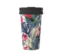 InOmak Protea Paradise Printed,500ml Coffee Mug Insulated Stainless Steel Water Bottle Portable Coffee Cup