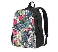 InOmak Protea Paradise Printed, Backpack With Pockets Casual Daypack Water Resistant School Bag for Travelling, Hiking, or Camping