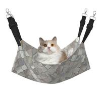 InOmak Quatrefoil Moroccan Mother Of Pearl,Cat Hanging Hammock Soft Double Sided Hanging Bed for Small Dogs Pet,L