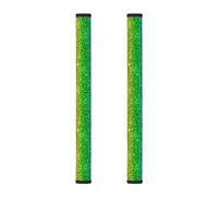 InOmak Rainbow Looks Like with Sequin, 2Pcs Refrigerator Door Handle Covers for Microwave Dishwasher Oven