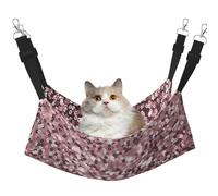 InOmak Rose Gold Sequins On Pink Abstract,Cat Hanging Hammock Soft Double Sided Hanging Bed for Small Dogs Pet,M