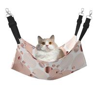 InOmak Rose Gold Wave,Cat Hanging Hammock Soft Double Sided Hanging Bed for Small Dogs Pet,M