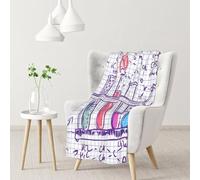 InOmak Science Chemistry Lab,Soft Blanket Warm Anti-Pilling Flannel Plush Throw Blanket 76 X 102 cm