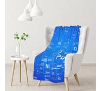 InOmak Science Teacher Funny Elements Periodic Table,Soft Blanket Warm Anti-Pilling Flannel Plush Throw Blanket 76 X 102 cm