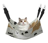 InOmak Seal And Walrus Pattern,Cat Hanging Hammock Soft Double Sided Hanging Bed for Small Dogs Pet,M