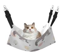 InOmak Seal And Walrus Pattern,Cat Hanging Hammock Soft Double Sided Hanging Bed for Small Dogs Pet,L