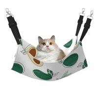 InOmak Simple Draw Fruit Avocado,Cat Hanging Hammock Soft Double Sided Hanging Bed for Small Dogs Pet,L