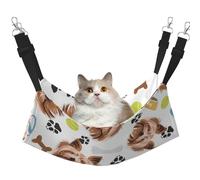 InOmak Smiling Dog Yorkshire Terrier,Cat Hanging Hammock Soft Double Sided Hanging Bed for Small Dogs Pet,M