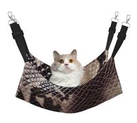 InOmak Snake Skin Texture,Cat Hanging Hammock Soft Double Sided Hanging Bed for Small Dogs Pet,L