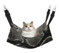 InOmak Snake Skin Texture,Cat Hanging Hammock Soft Double Sided Hanging Bed for Small Dogs Pet,M