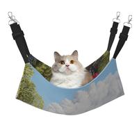 InOmak Steam Train And Railway,Cat Hanging Hammock Soft Double Sided Hanging Bed for Small Dogs Pet,L