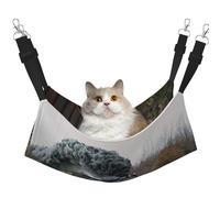 InOmak Steam Train And Railway,Cat Hanging Hammock Soft Double Sided Hanging Bed for Small Dogs Pet,M