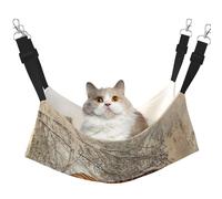 InOmak Tiger Baby Tigerfamile Young,Cat Hanging Hammock Soft Double Sided Hanging Bed for Small Dogs Pet,L