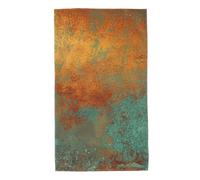 InOmak Trendy Rich Copper Patina Metallic，Durable Hotel Hand Towels Bathroom Travel Washcloth Face Towel 40 X 70 cm
