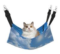 InOmak Two Dolphins,Cat Hanging Hammock Soft Double Sided Hanging Bed for Small Dogs Pet,L
