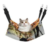 InOmak Two Royal Poodle Autumn,Cat Hanging Hammock Soft Double Sided Hanging Bed for Small Dogs Pet,M