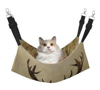 InOmak Whitetail Deer Fawn In Wilderness Stag,Cat Hanging Hammock Soft Double Sided Hanging Bed for Small Dogs Pet,L