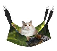 InOmak Yorkshire Terrier Green Grass Cute Dogs,Cat Hanging Hammock Soft Double Sided Hanging Bed for Small Dogs Pet,M